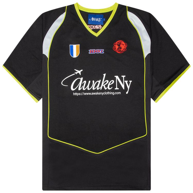 Awake NY Unisphere Warm Up Jersey Black