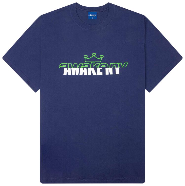 Awake NY Headcrack Champs Tee Navy