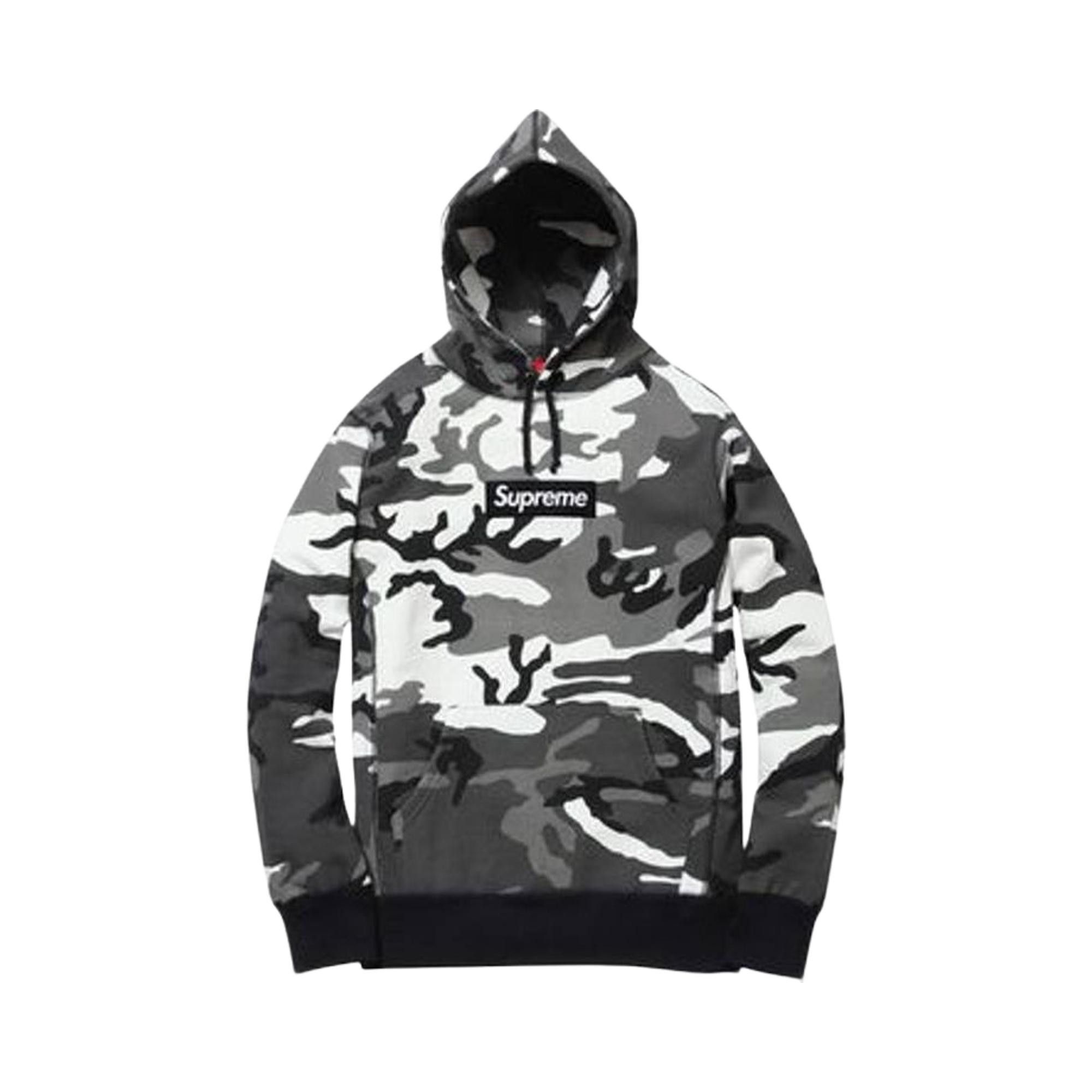 Buy Supreme Box Logo Pullover Hoodie 'Snow Camo' - 00052