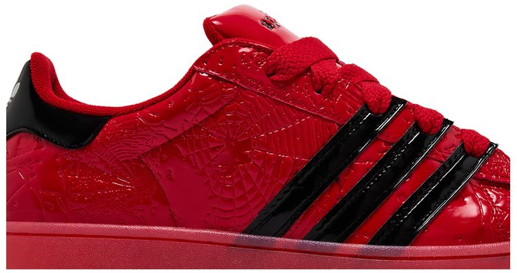 Sp5der x adidas Superstar Black Silver Metallic