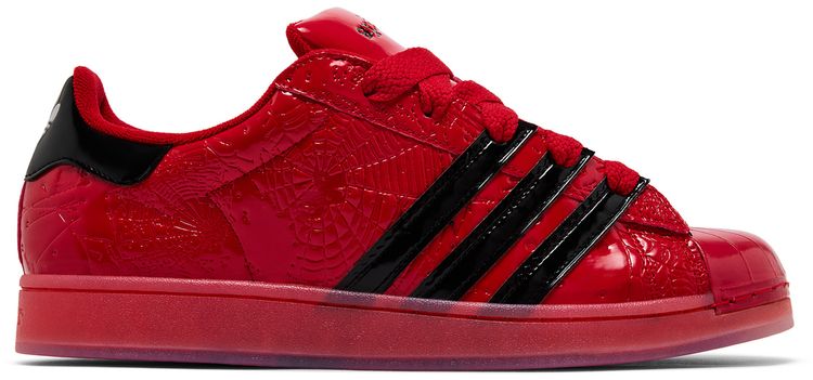 Sp5der x adidas Superstar Black Silver Metallic