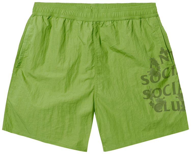 Anti Social Social Club Kkotch Swim Shorts Citrus