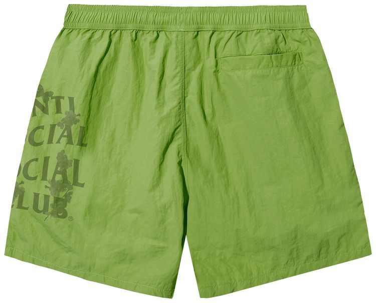 Anti Social Social Club Kkotch Swim Shorts Citrus