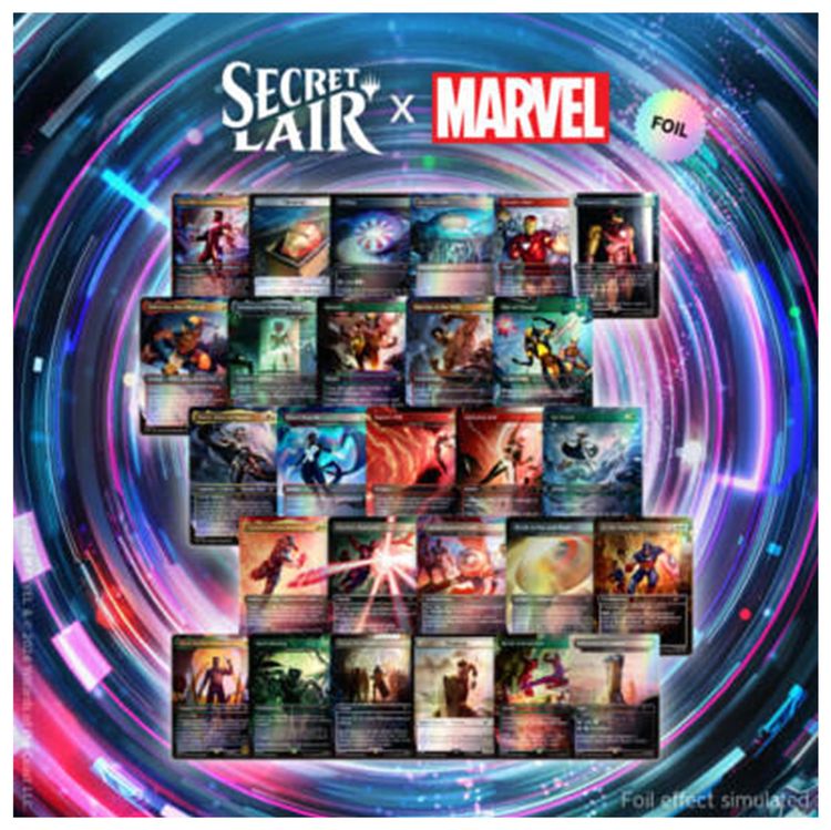 Magic The Gathering Secret Lair Series Marvel Superdrop Mighty Non Foil Bundle