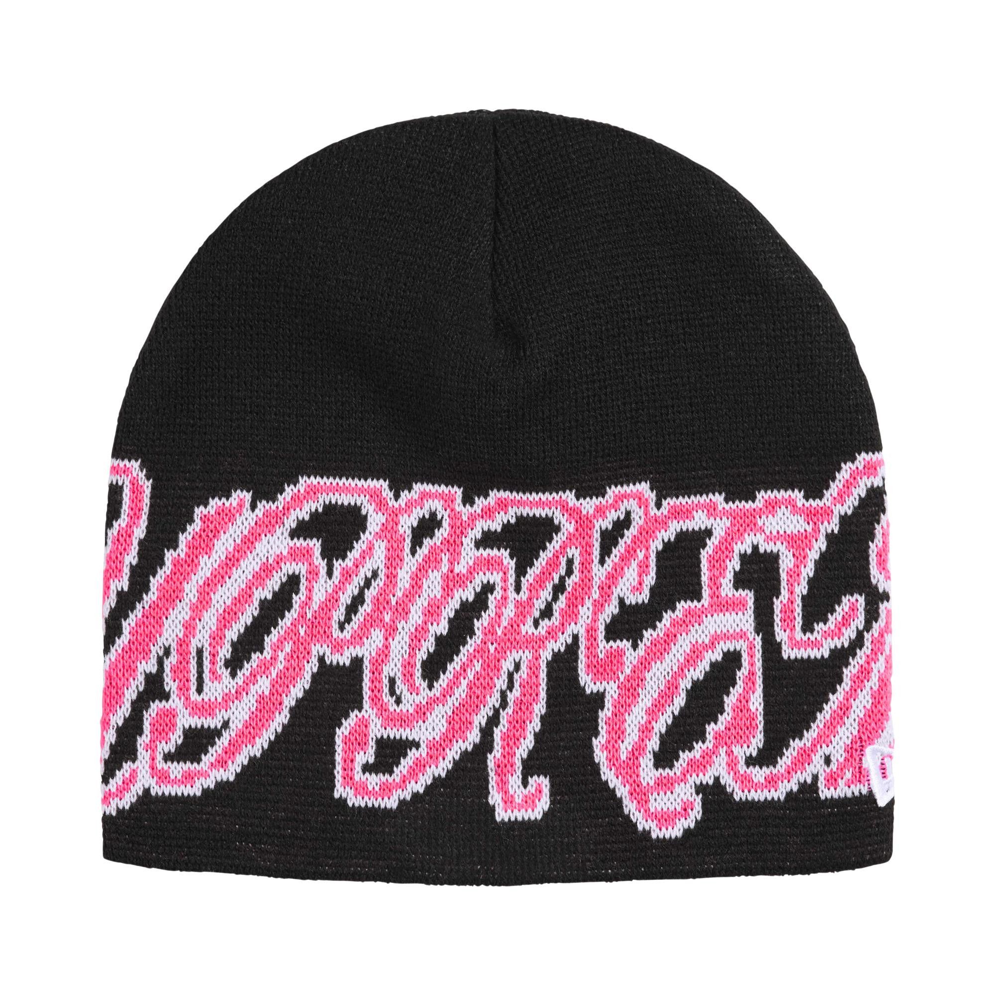 Buy Supreme New Era Cursive Beanie 'Black' - SS26BN26 BLACK | GOAT