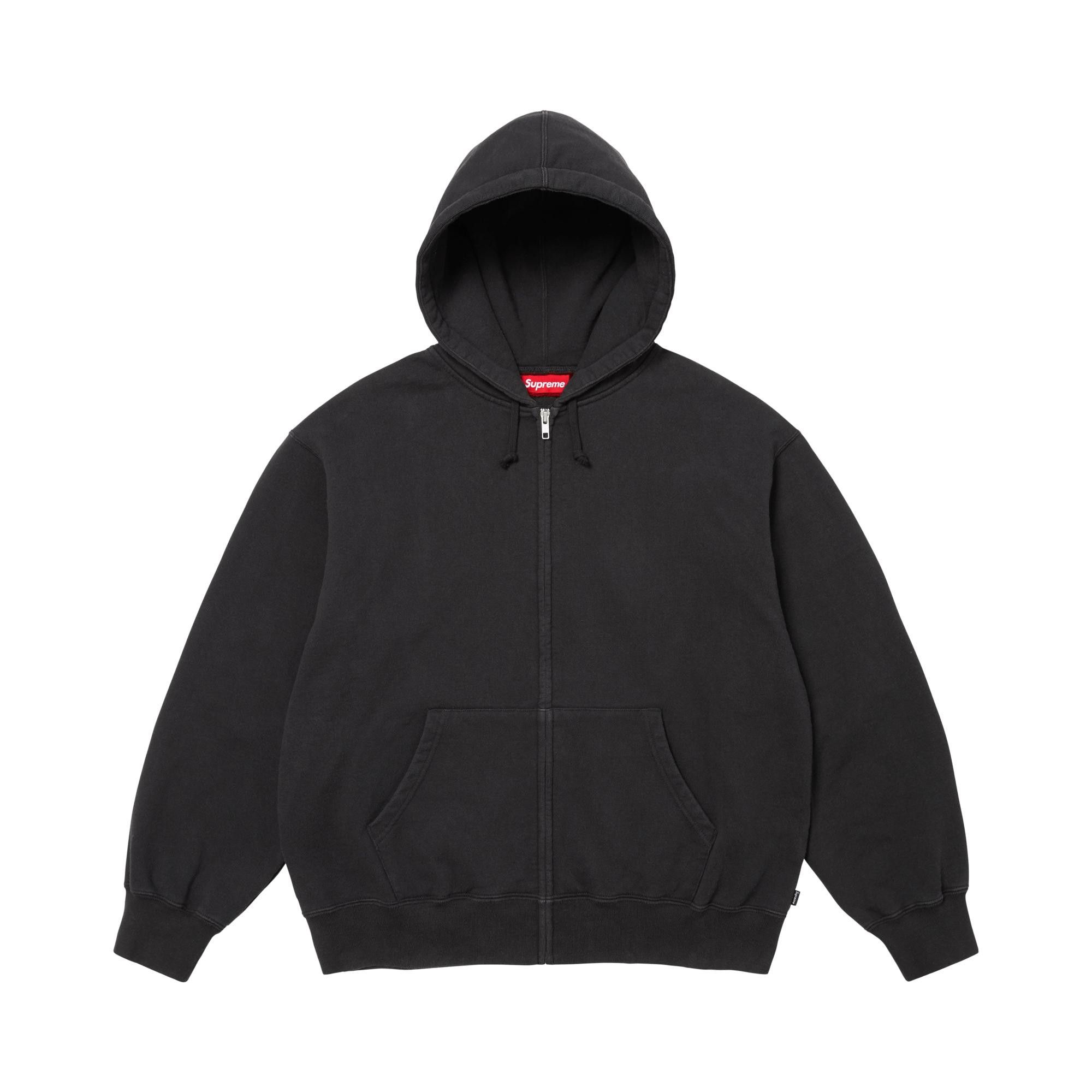 Buy Supreme Cut Out Zip Up Hooded Sweatshirt 'Black' - SS26SW20