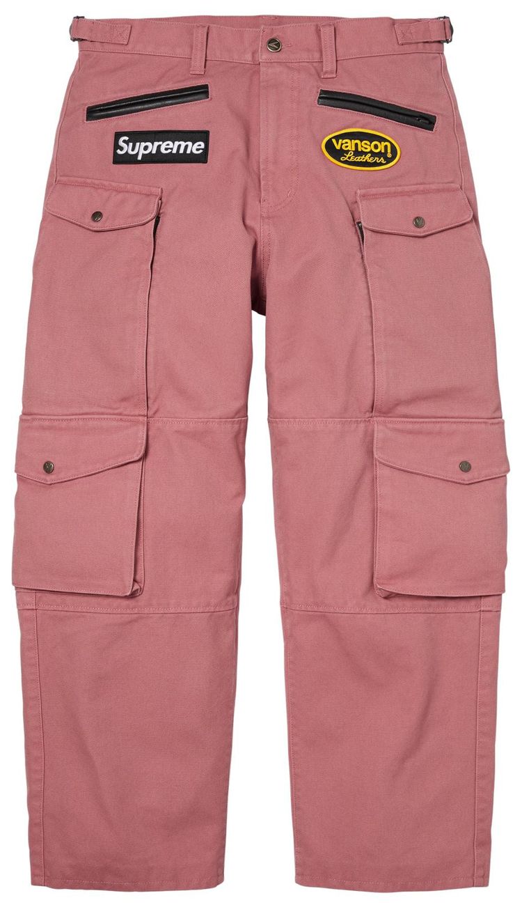 Supreme x Vanson Leathers Cordura Pant Pink