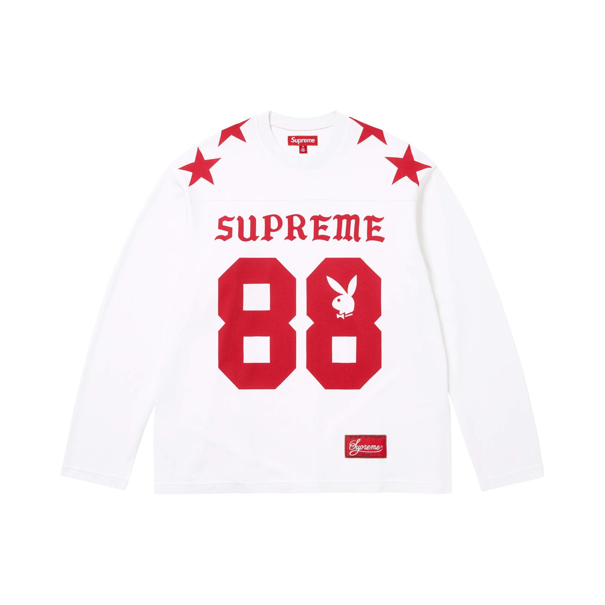 Buy Supreme x Playboy Long-Sleeve Top 'White' - SS26KN38 WHITE | GOAT