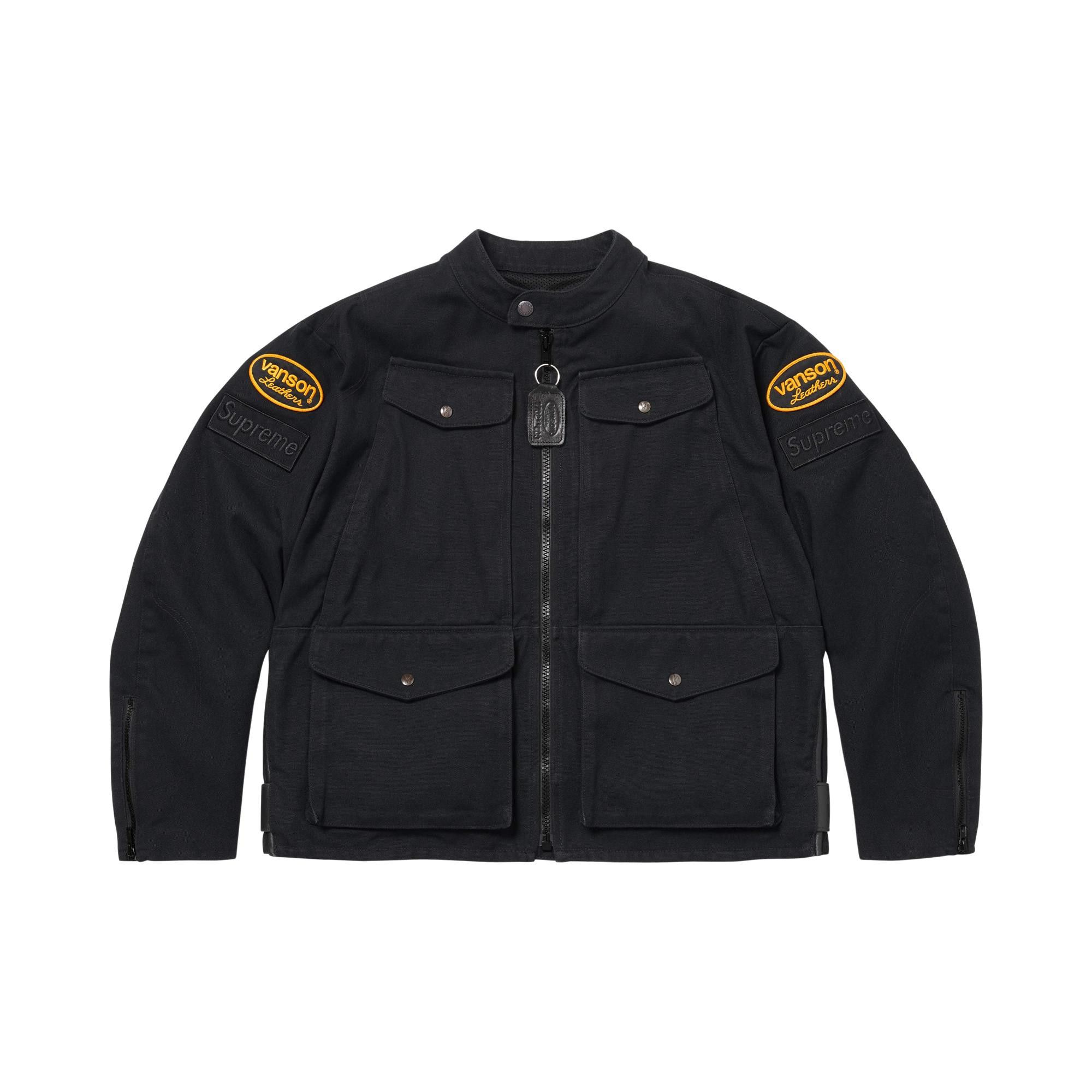 Buy Supreme x Vanson Leathers Cordura Jacket 'Black' - SS26J82