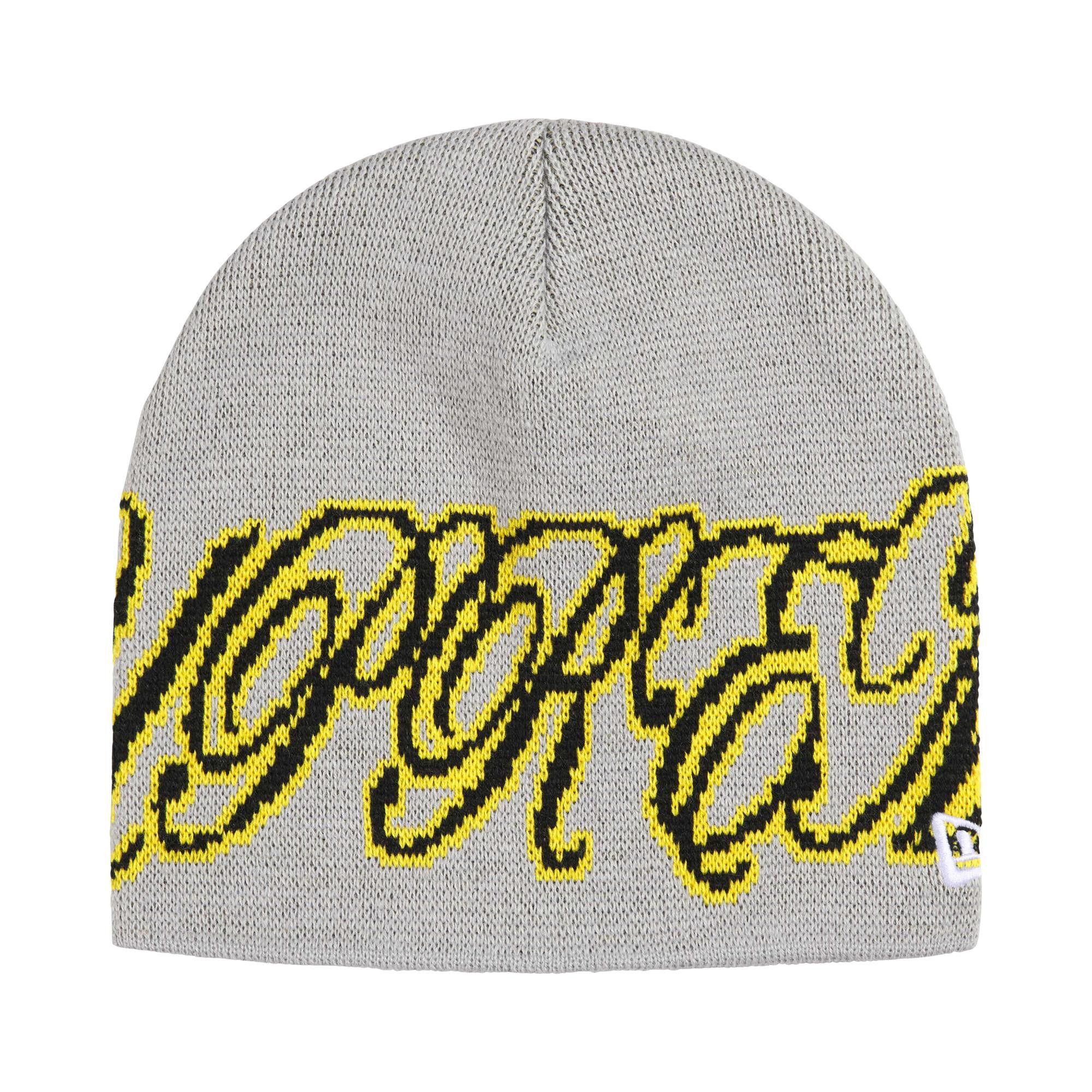 Buy Supreme New Era Cursive Beanie 'Grey' - SS26BN26 GREY | GOAT