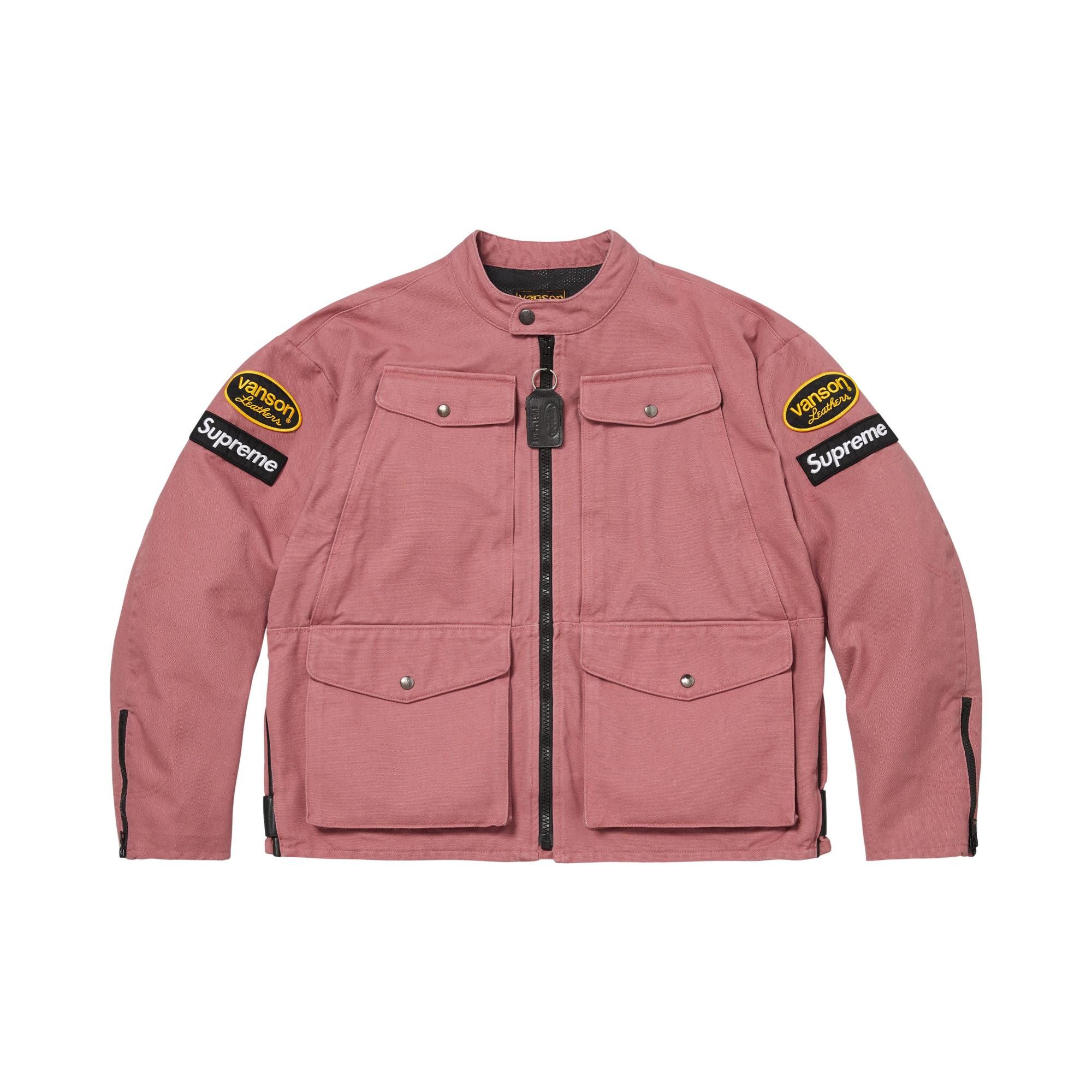 Buy Supreme x Vanson Leathers Cordura Jacket 'Pink' - SS26J82 PINK
