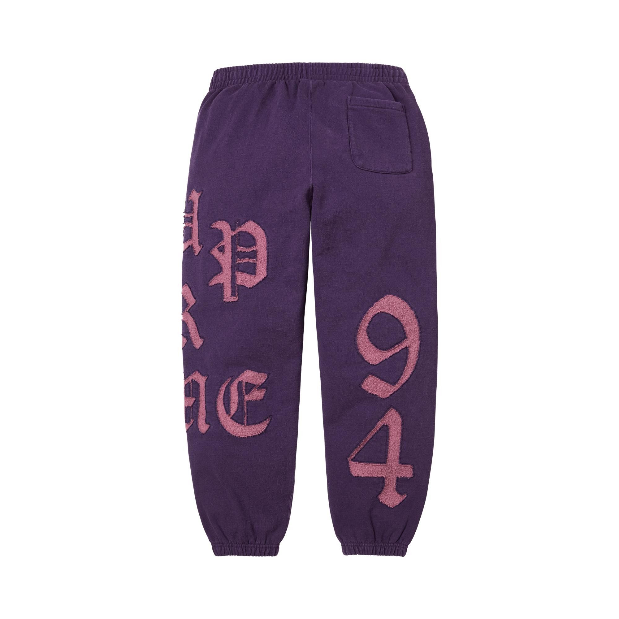 Buy Supreme Cut Out Sweatpant 'Dark Purple' - SS26P18 DARK PURPLE