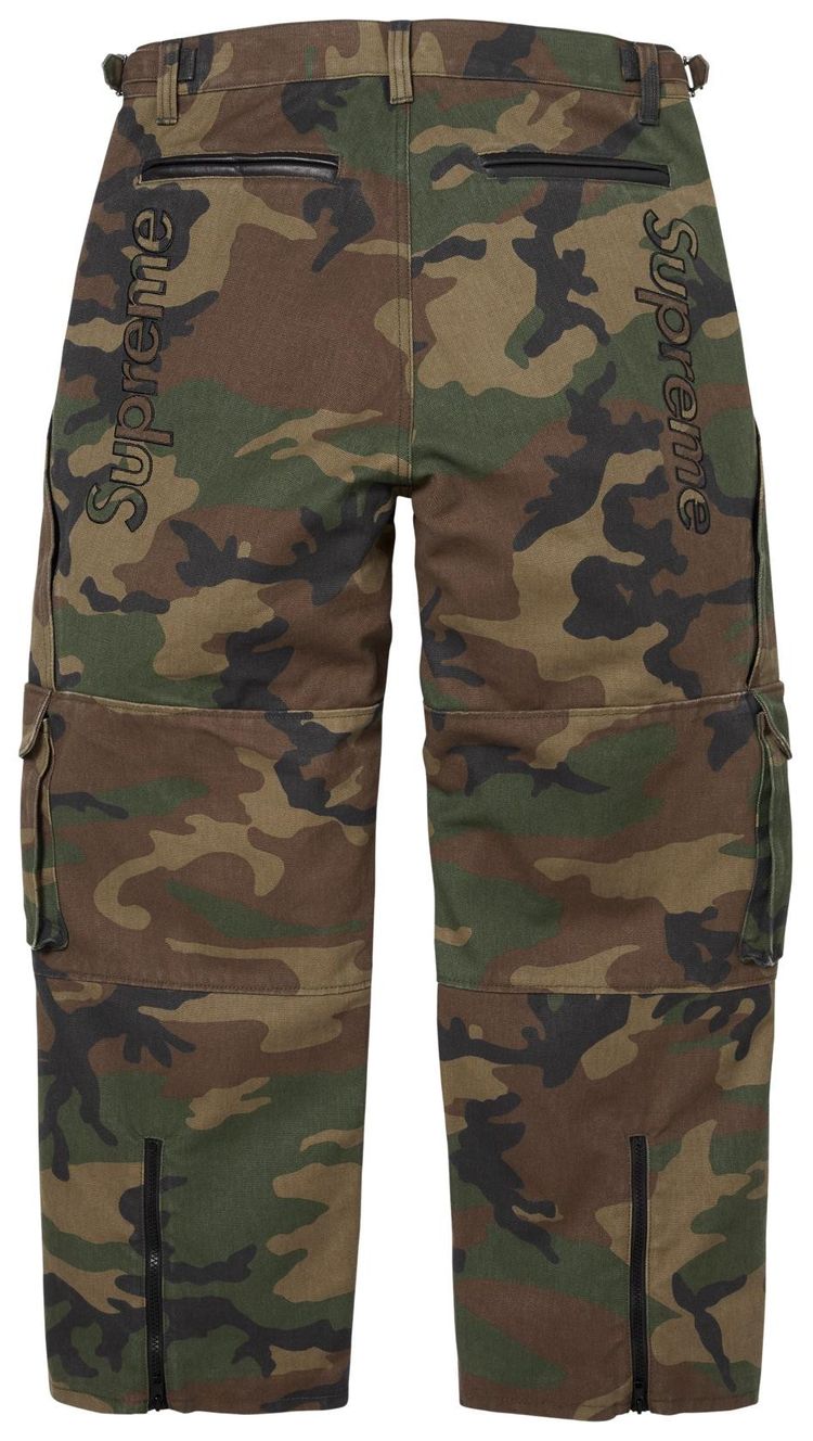Supreme x Vanson Leathers Cordura Pant Woodland Camo