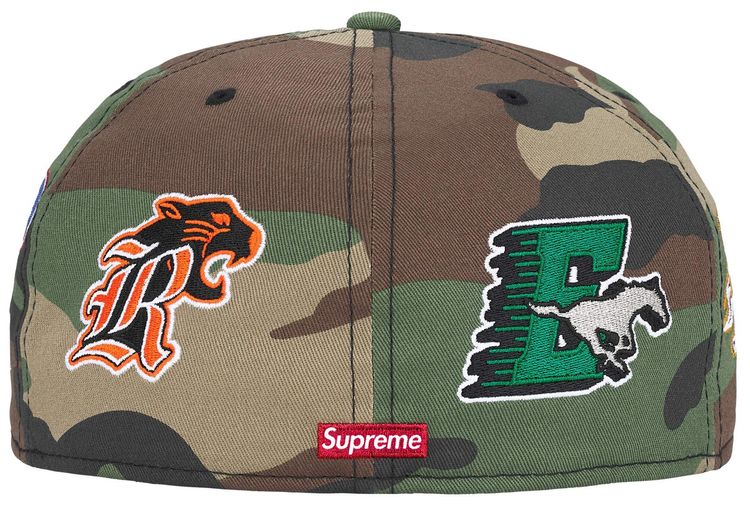Supreme Mascots S Logo New Era Woodland Camo