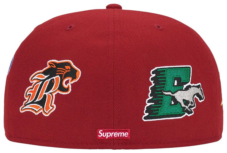 Supreme Mascots S Logo New Era Dark Red