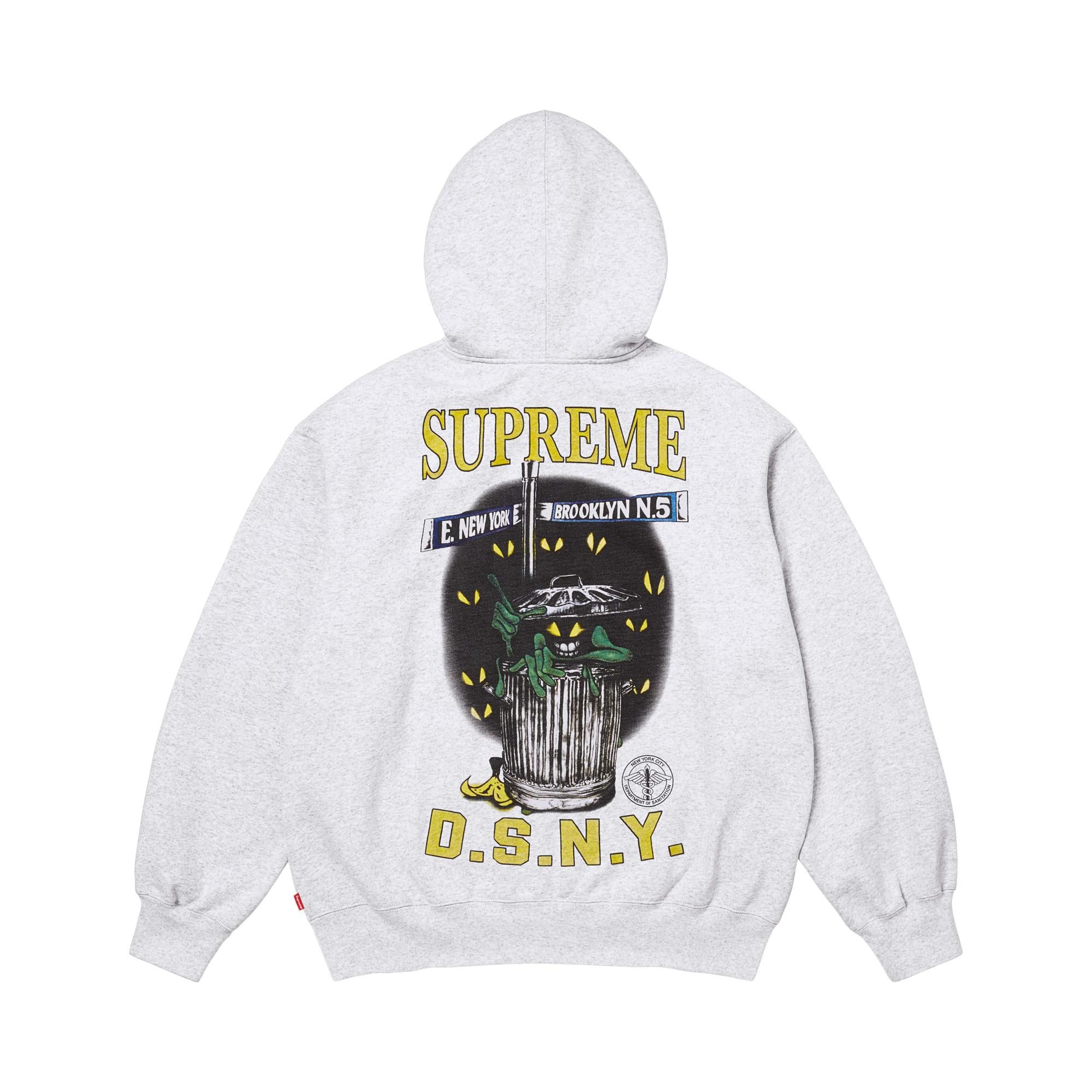 Buy Supreme x Dsny Zip Up Hooded Sweatshirt 'Ash Grey' - SS26SW67