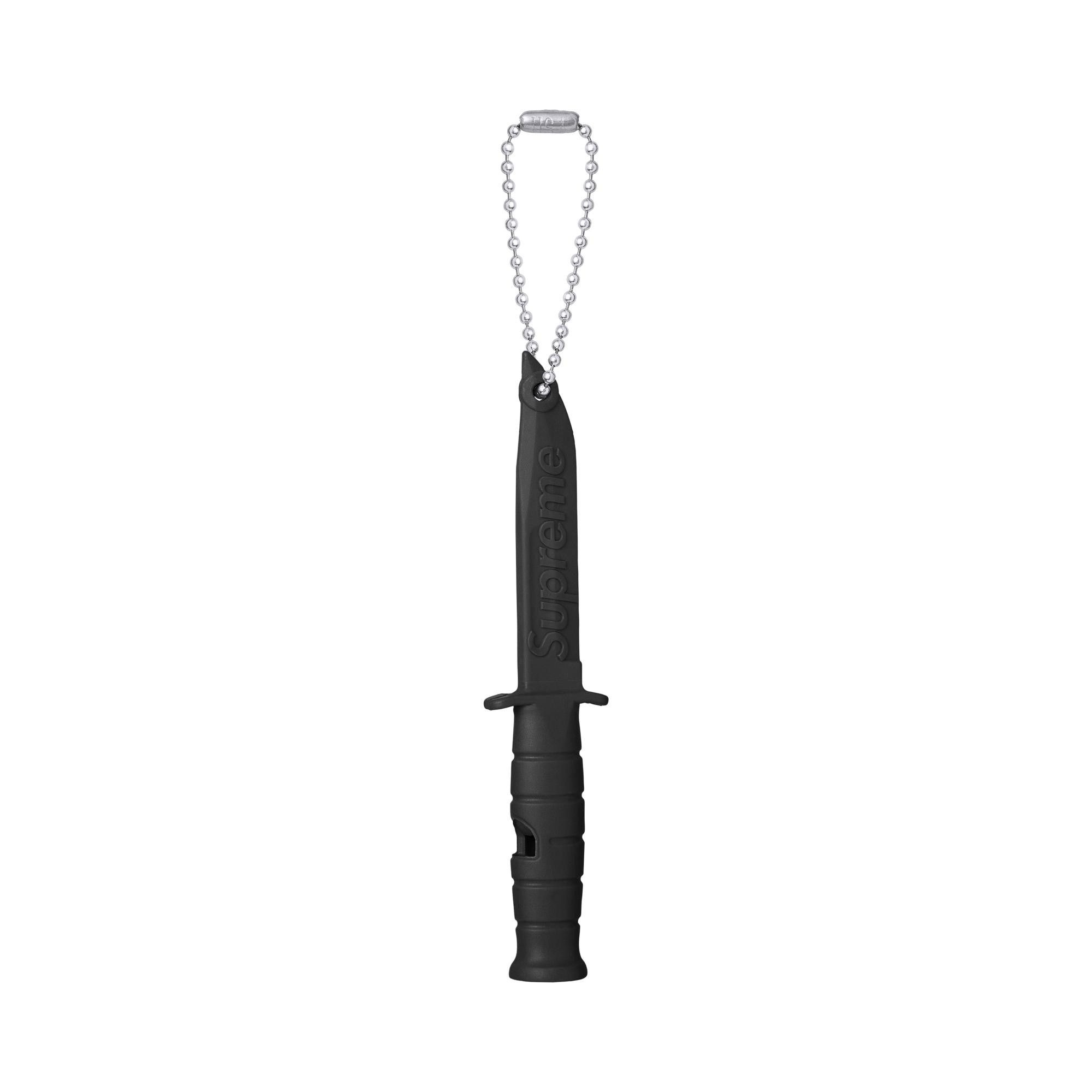 Buy Supreme x Ka-Bar Emergency Whistle Keychain 'Black' - SS26A60