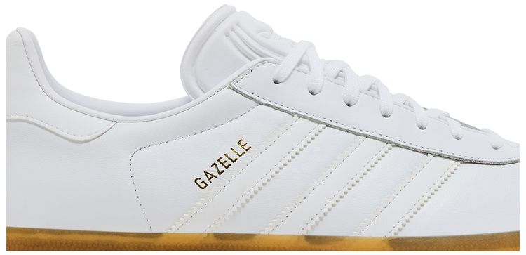 adidas Gazelle White Leather Gum