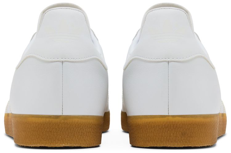 adidas Gazelle White Leather Gum