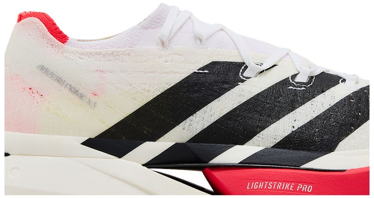 adidas Adizero Prime X 30 Strung White Black Lucid Red