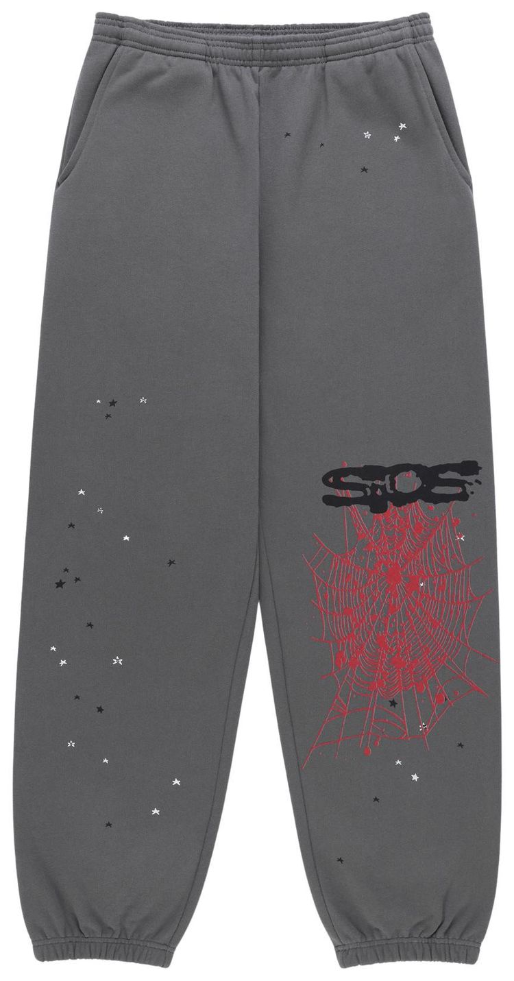 Sp5der Splat Punk Sweatpant Slate