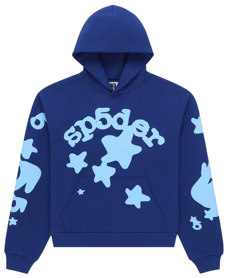 Sp5der Beluga Hoodie Navy