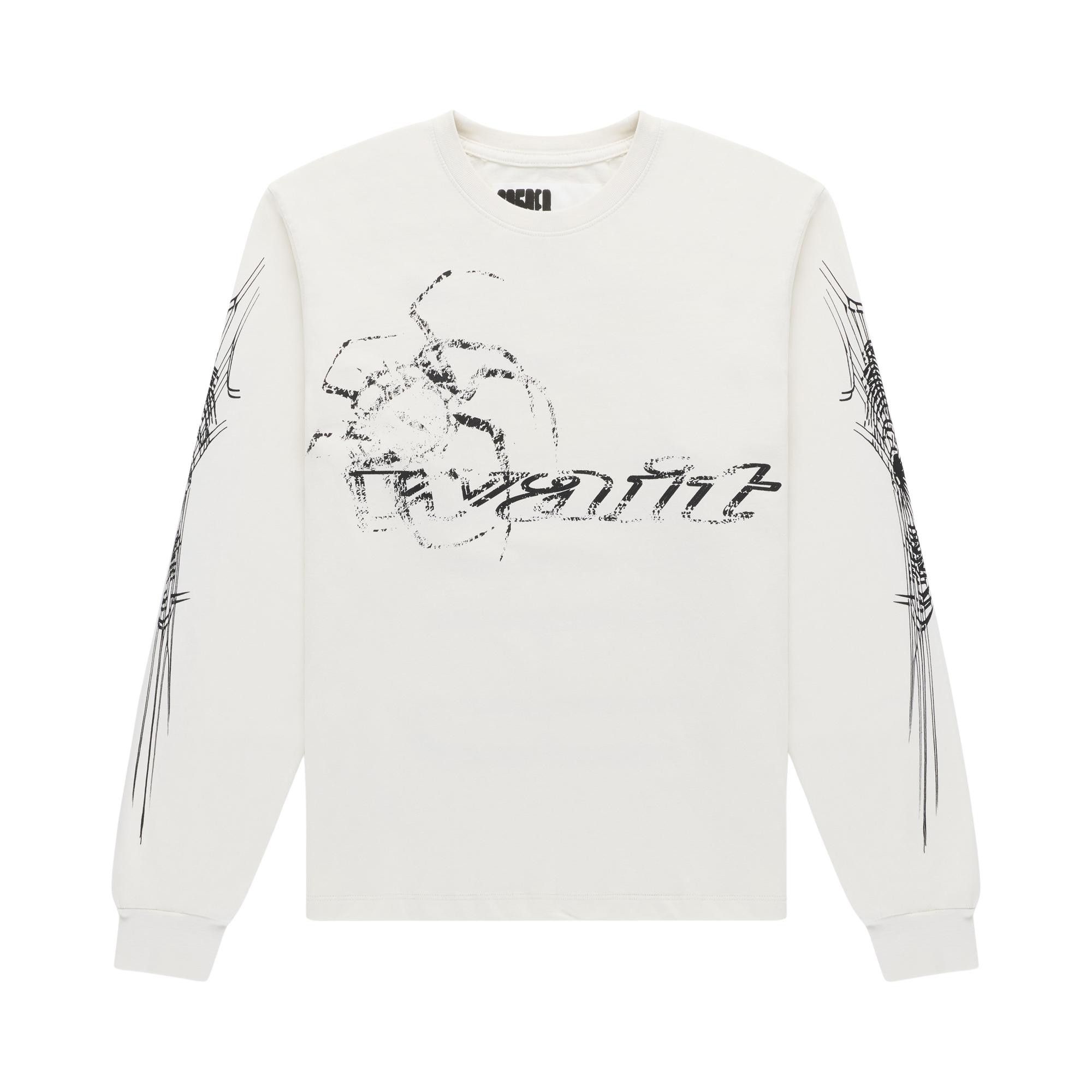 Buy Sp5der White Wait Long-Sleeve Tee 'White' - TE032SS26WHT | GOAT