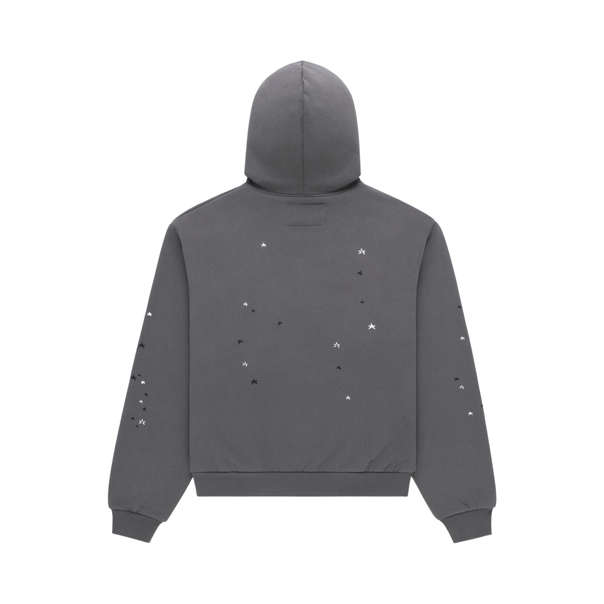 Buy Sp5der Splat Punk Hoodie 'Slate' - ST011SS26SLT | GOAT