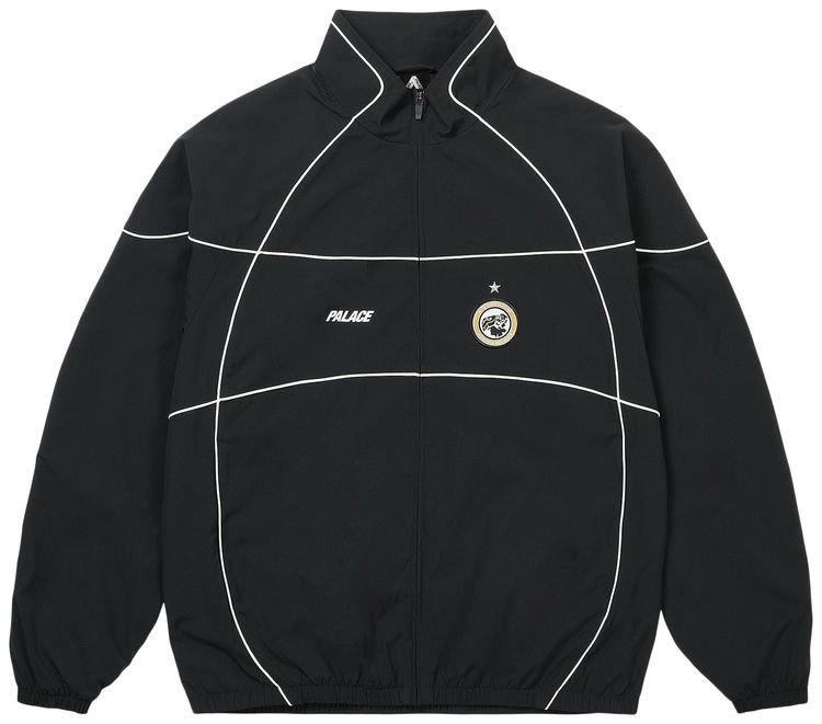 Palace Pro Team Piped Shell Jacket Black