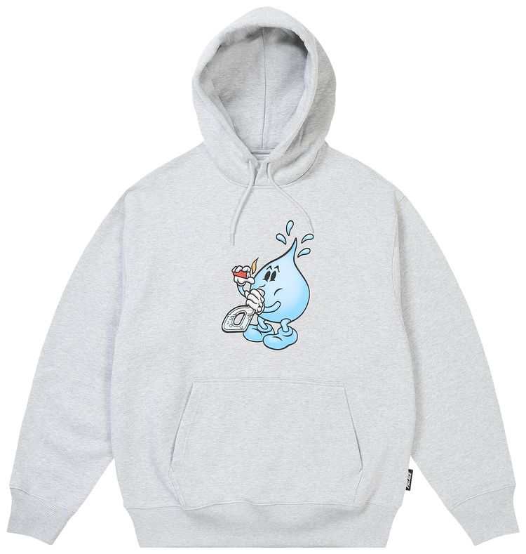 Palace World Industries Hood Grey Marl