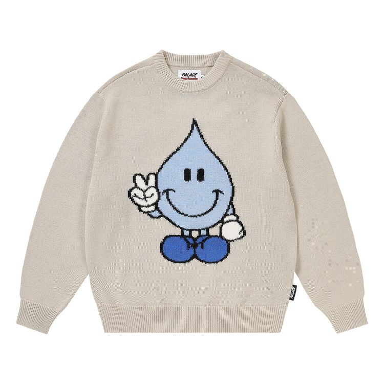 Palace World Industries Knit Off White