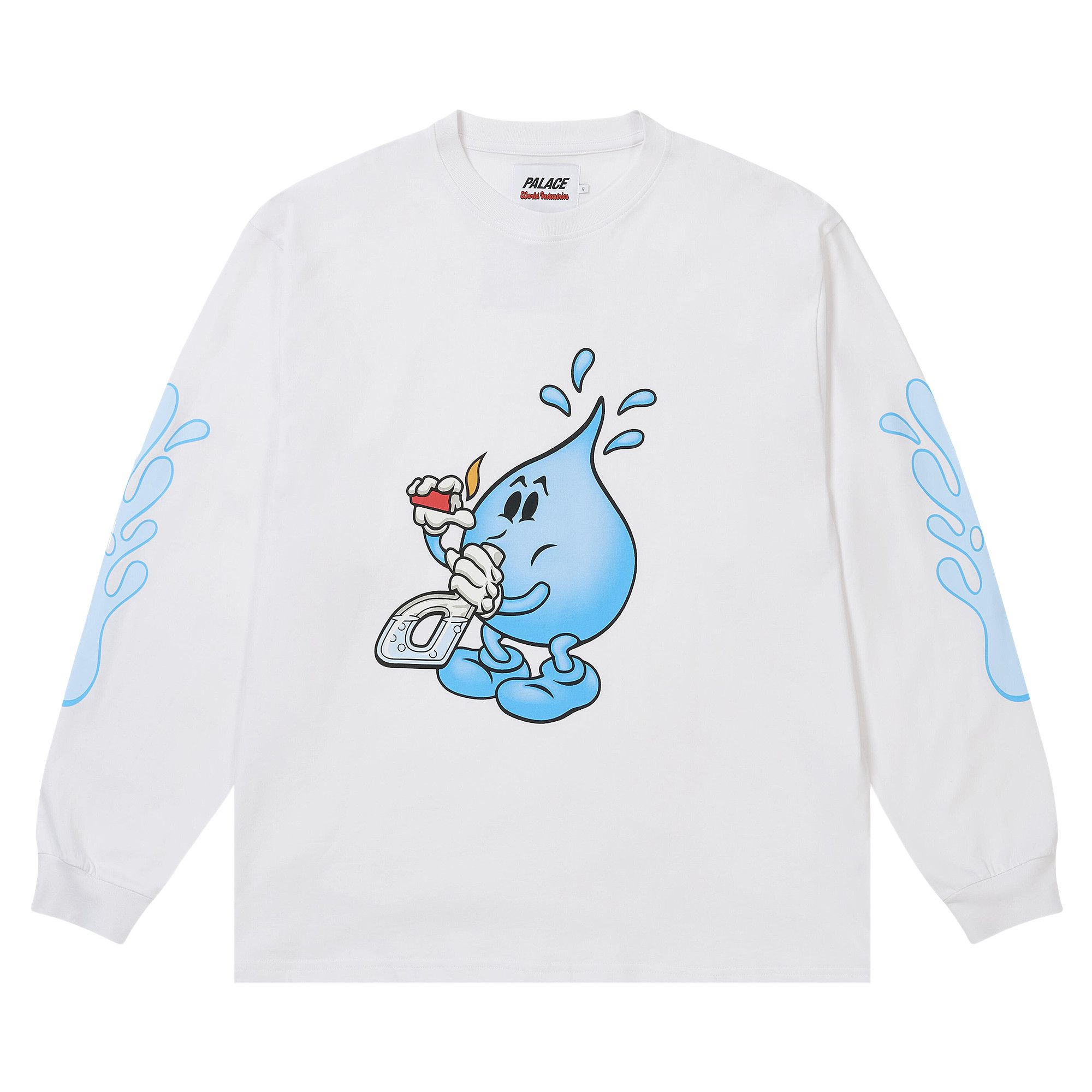 Buy Palace World Industries Long-Sleeve 'White' - P30LS017 | GOAT