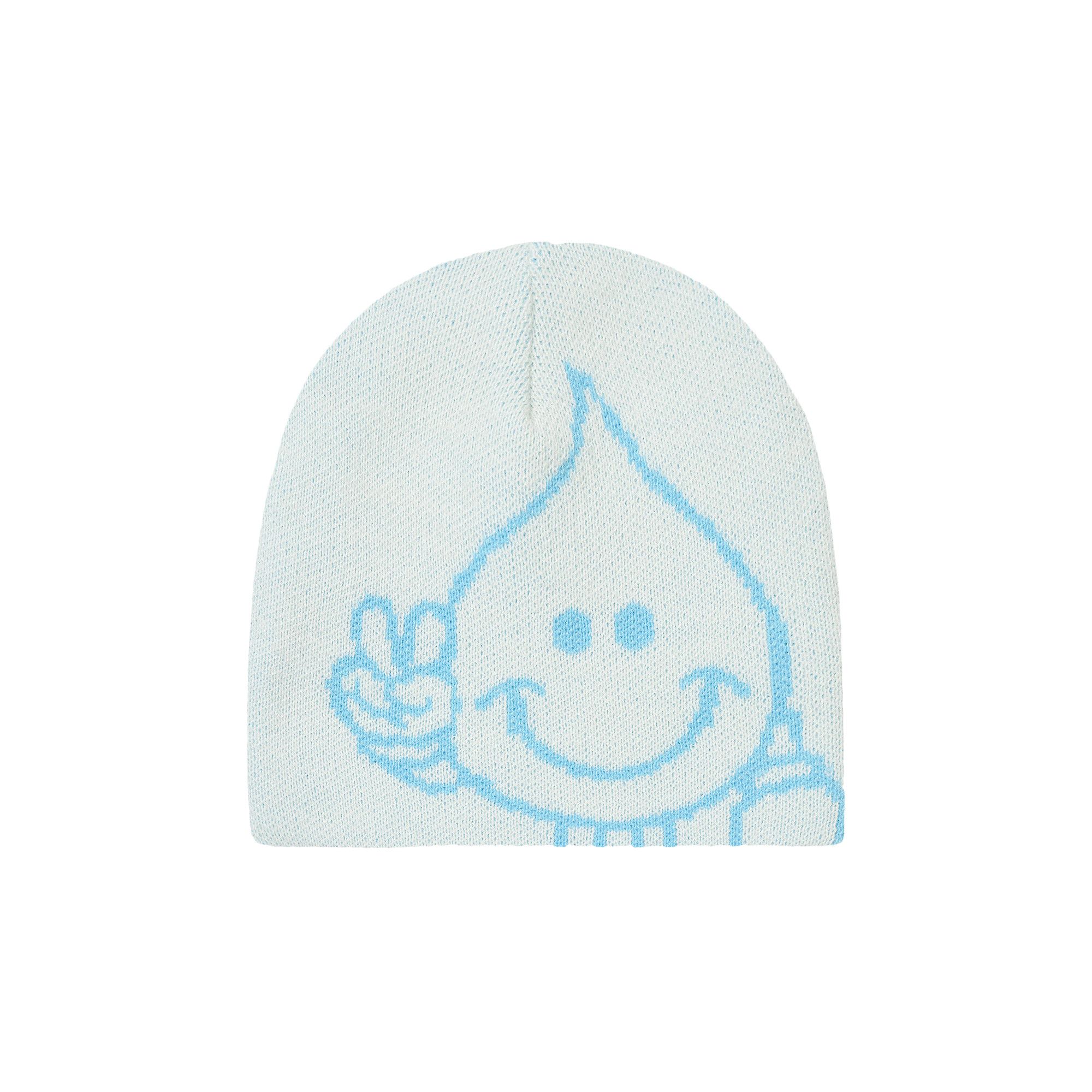Buy Palace World Industries Reverso Nein Cuff Beanie 'White/Blue