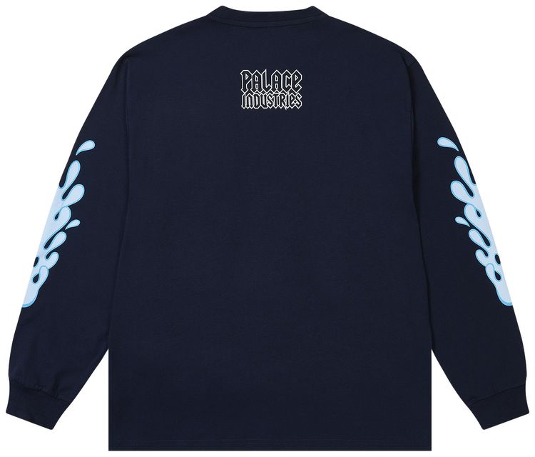 Palace World Industries Long Sleeve Navy