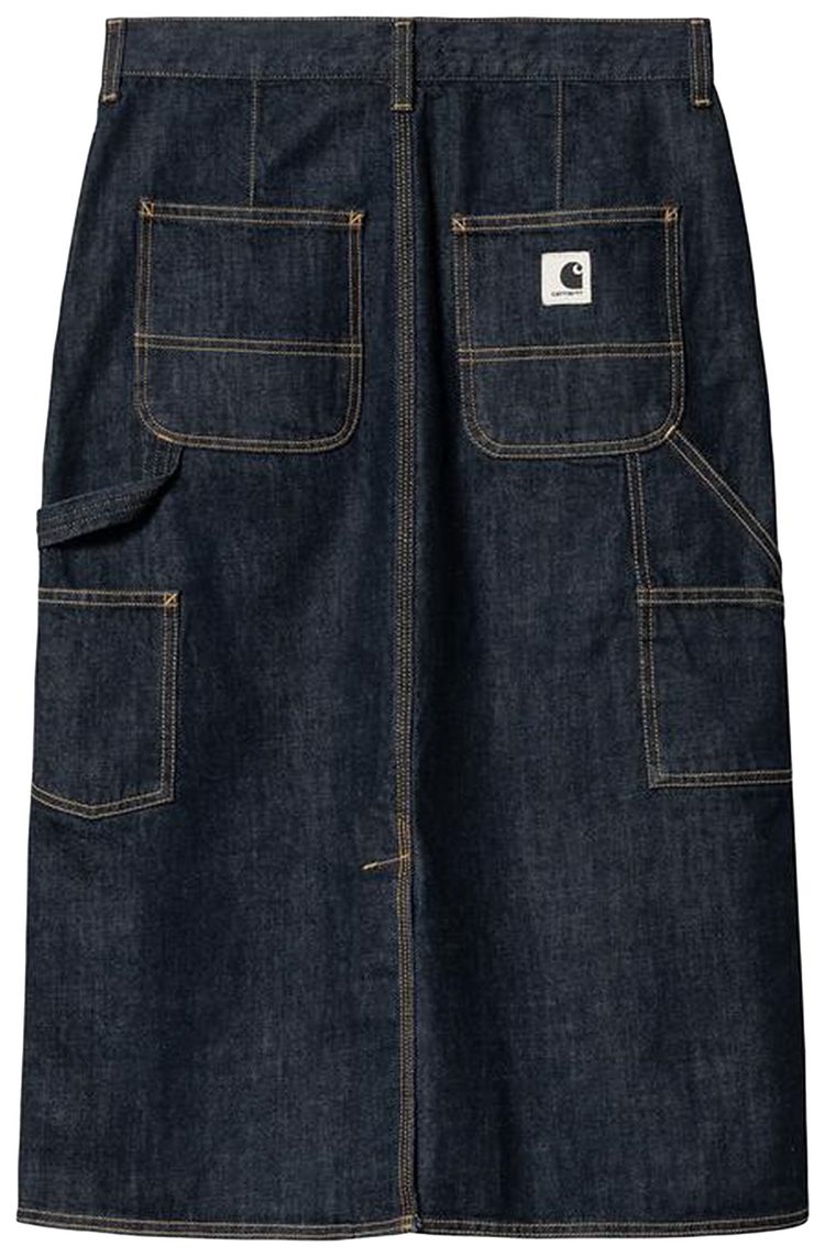 Carhartt WIP Single Knee Skirt Blue Rinsed