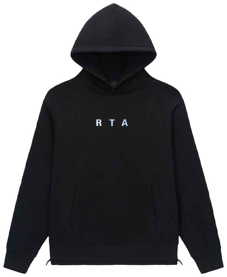 RtA Jordan Oversized Hoodie Black Circuit Cross