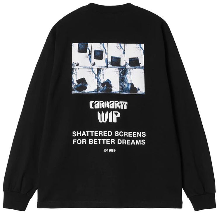 Carhartt WIP Long Sleeve Better Dreams T Shirt Black