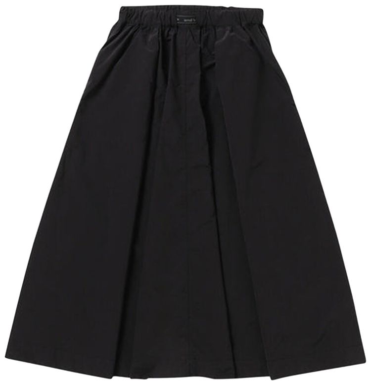 And Wander Oversized Cargo Skirt Black