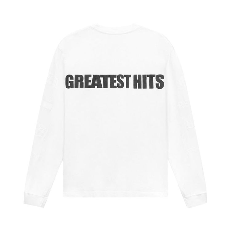 RtA Greatest Hits Long Sleeve Tee White