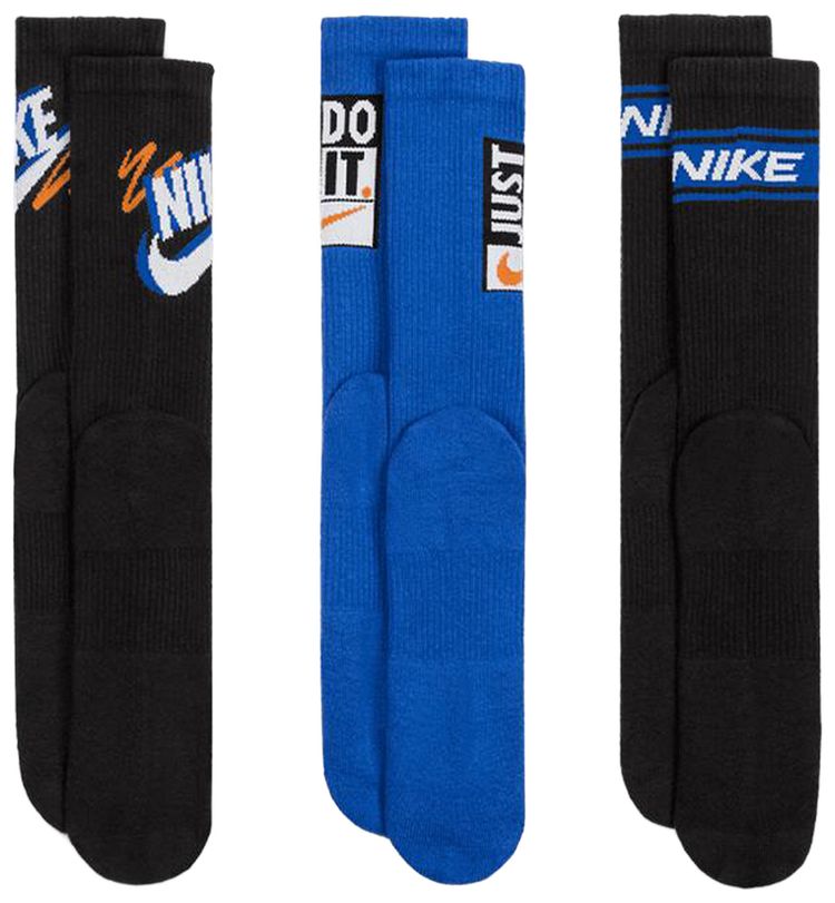 Nike Everyday Plus Crew Socks 3 Pairs Multicolor