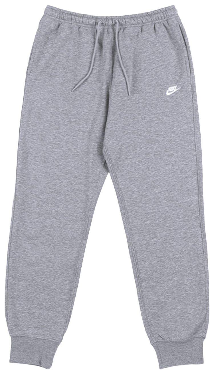 Nike Club Fleece Joggers Dark Grey HeatherLight Smoke GreyWhite