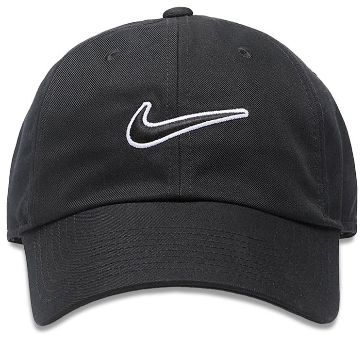 Nike Club Unstructured Swoosh Cap Black