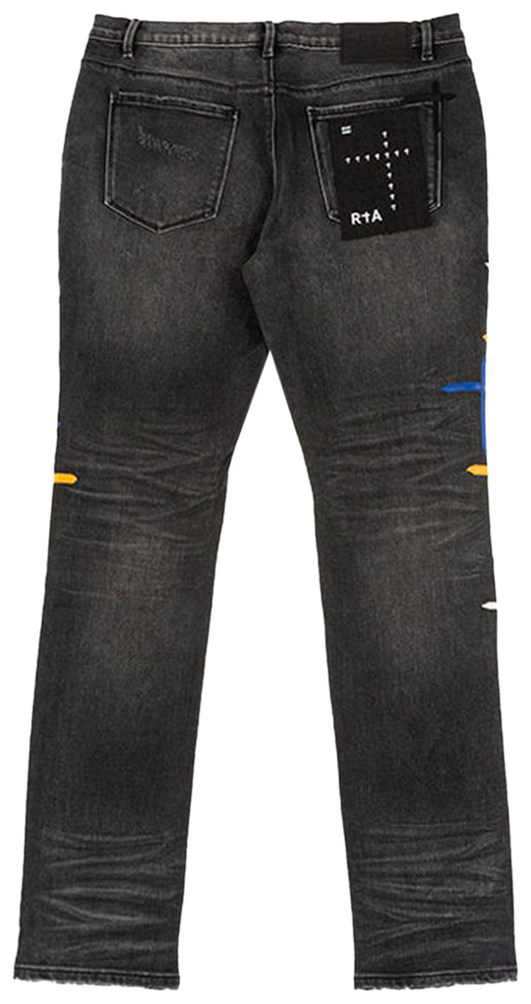 RtA Bryant Distressed Charcoal Drift