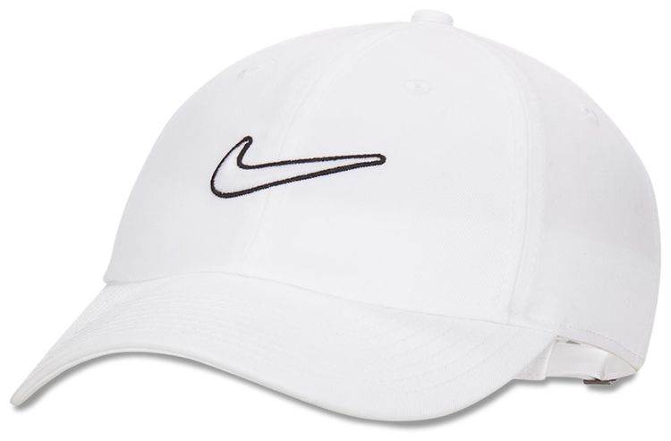Nike Club Unstructured Swoosh Cap White
