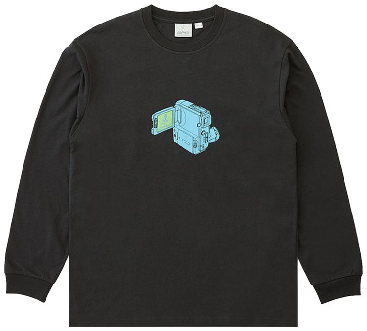 Gramicci Camcorder Long Sleeve Tee Vintage Black