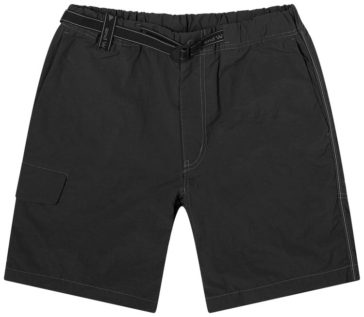 And Wander NY Taffeta Hiker Short Pants Black