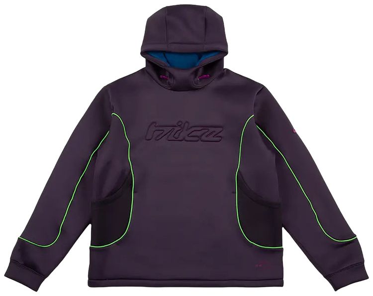 Nike Project FROG Bubble Mesh Pullover Hoodie Dark RaisinBrilliant BlueVivid Purple