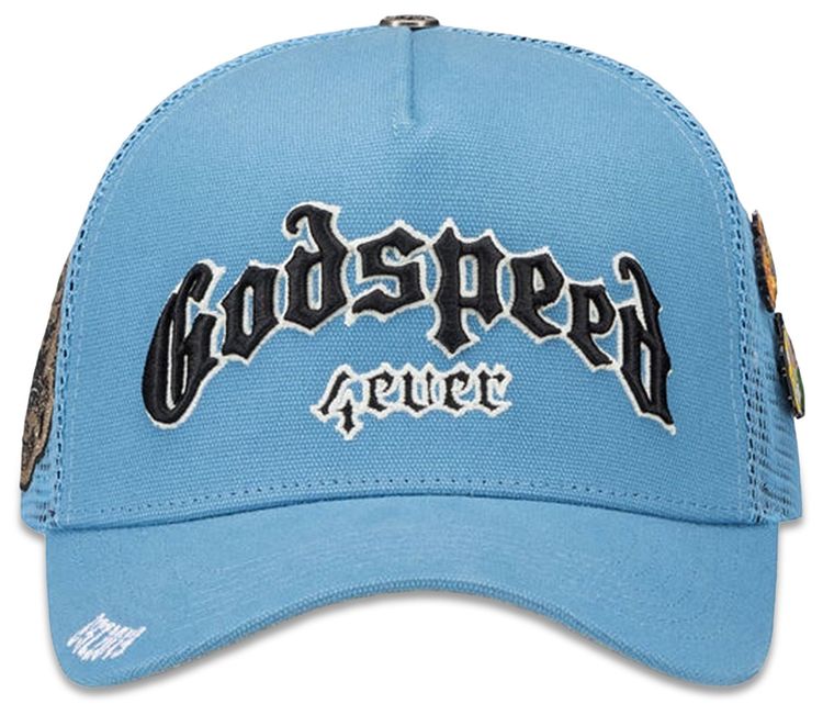 Godspeed Forever Trucker Hat Sky Blue