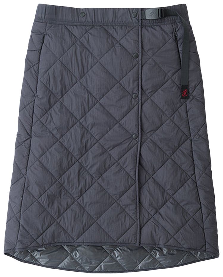 Gramicci Thermal Insulation Quilted Skirt Black