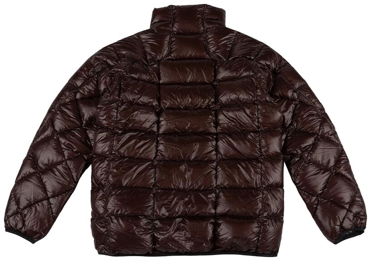 And Wander Diamond Stitch Down Jacket 2 Dark Brown